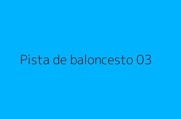 Pista de baloncesto 03